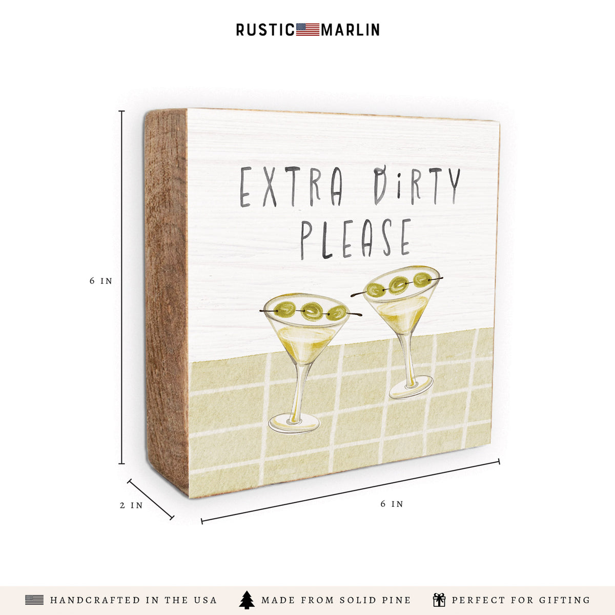 Extra Dirty Please Block Sign