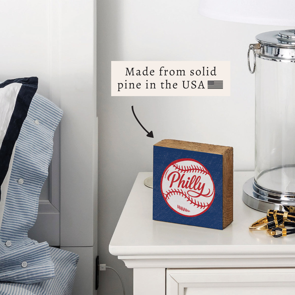 Philly Baseball Block Sign