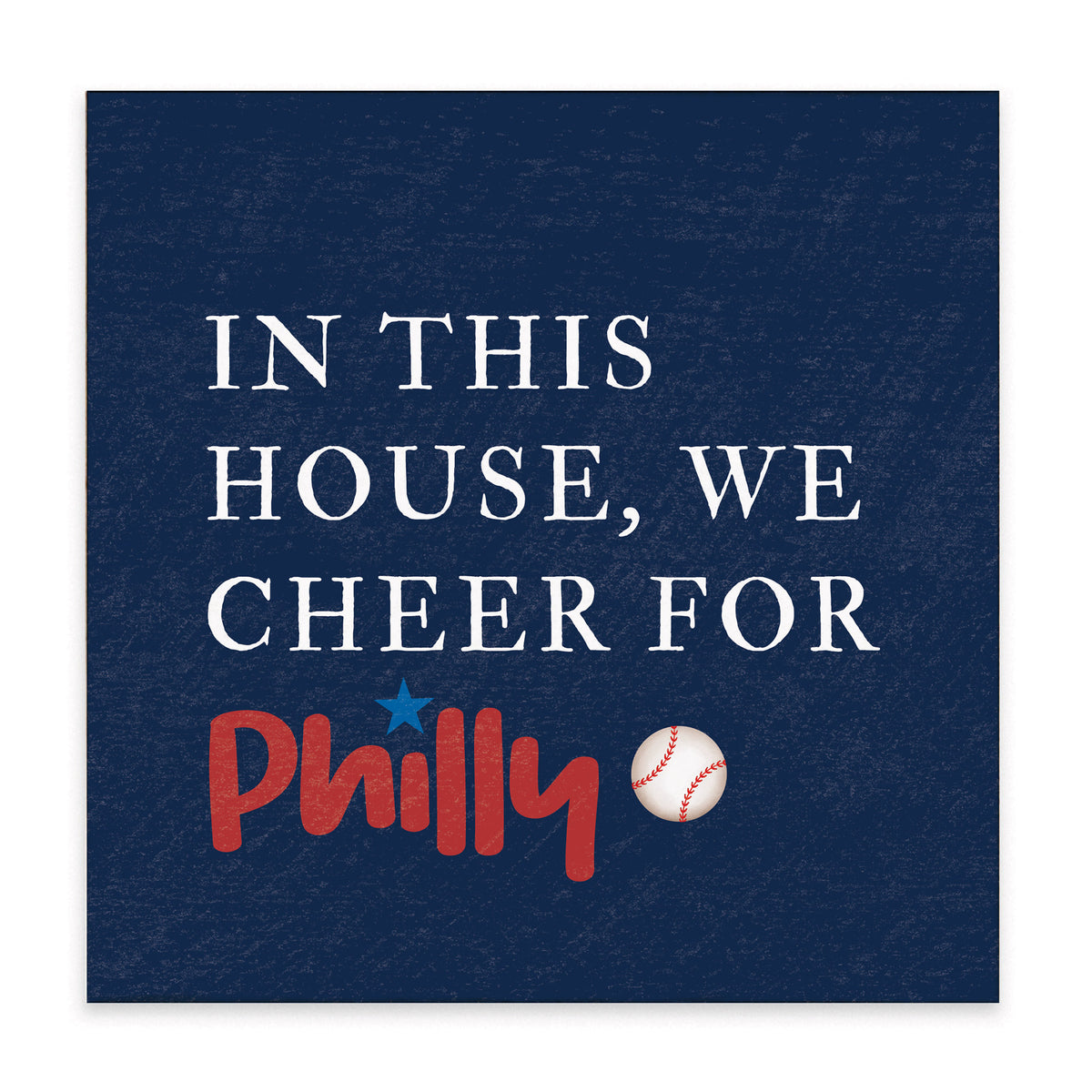 Philly Cheer For Block Sign