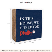 Philly Cheer For Block Sign