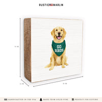 Philly Football Dog Block Sign