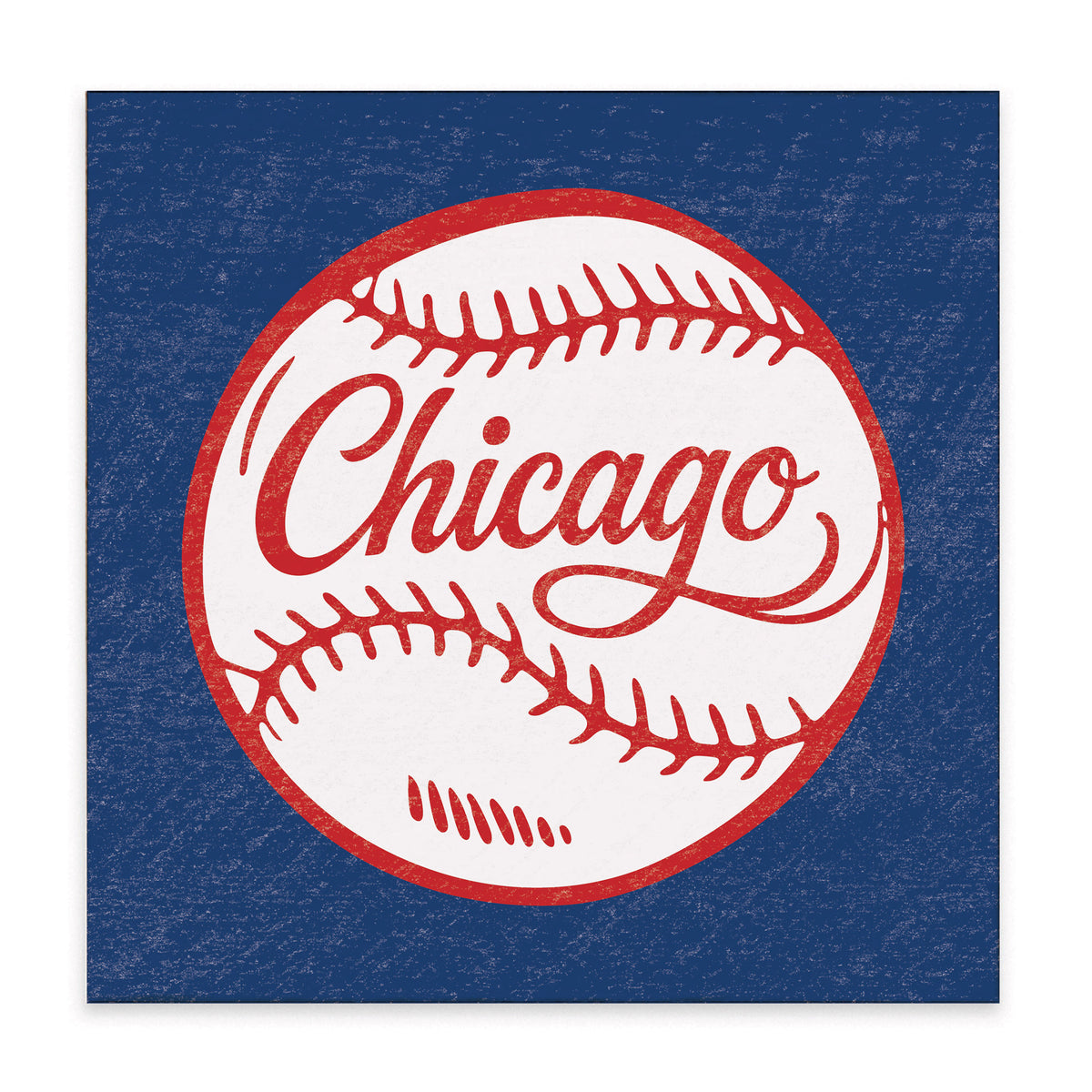 Chi Cubs Baseball Block Sign
