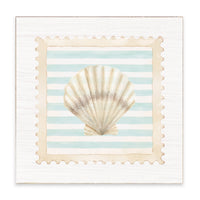 Shell Stamp Block Sign