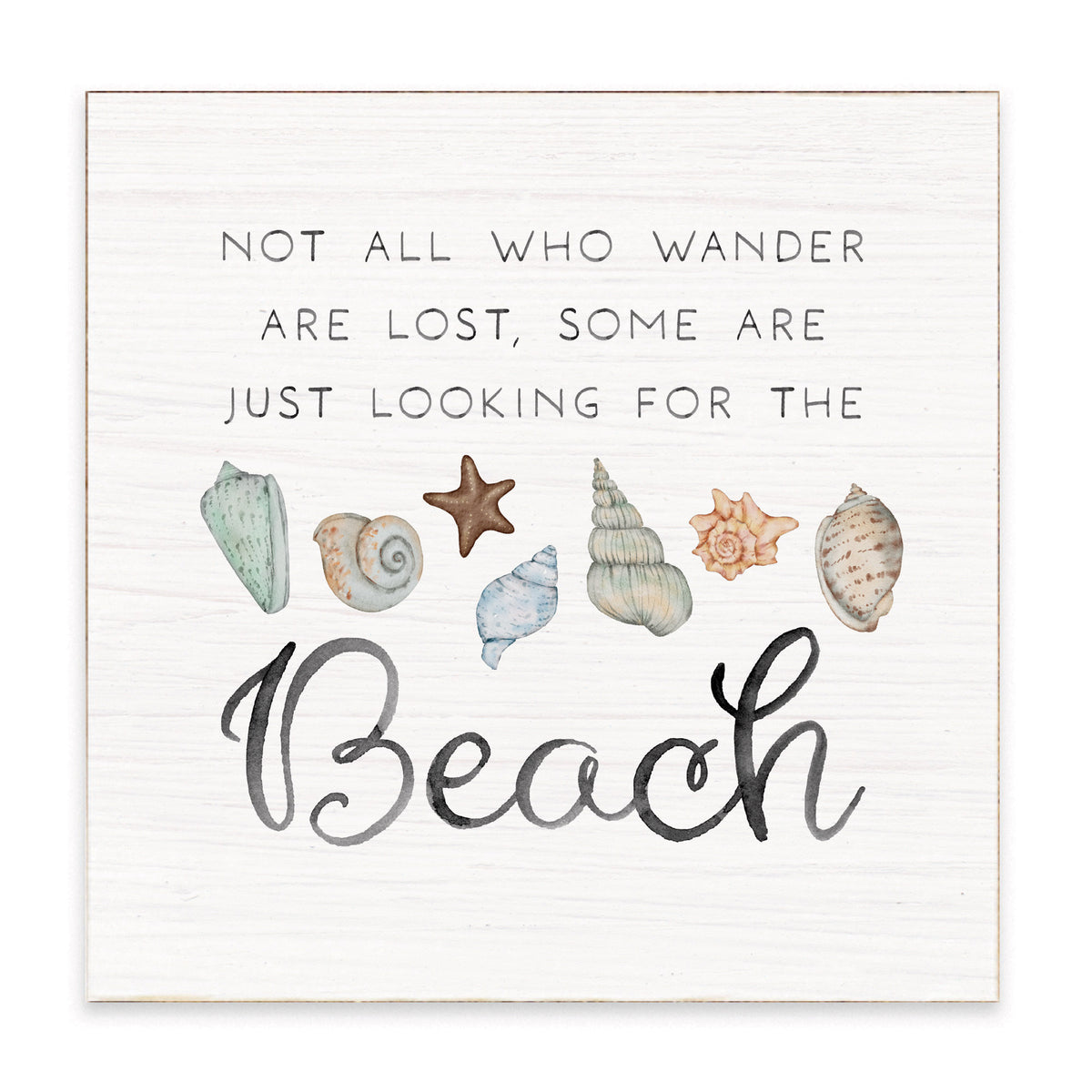 Just Looking For The Beach Block Sign