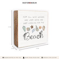 Just Looking For The Beach Block Sign