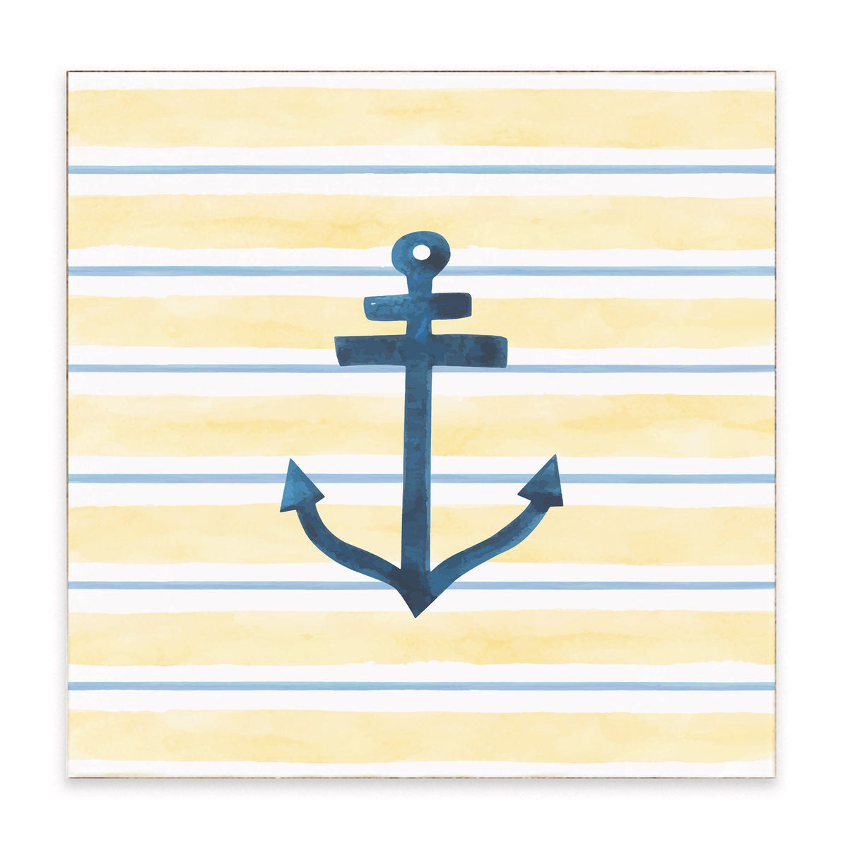 Anchor Stripe Block Sign