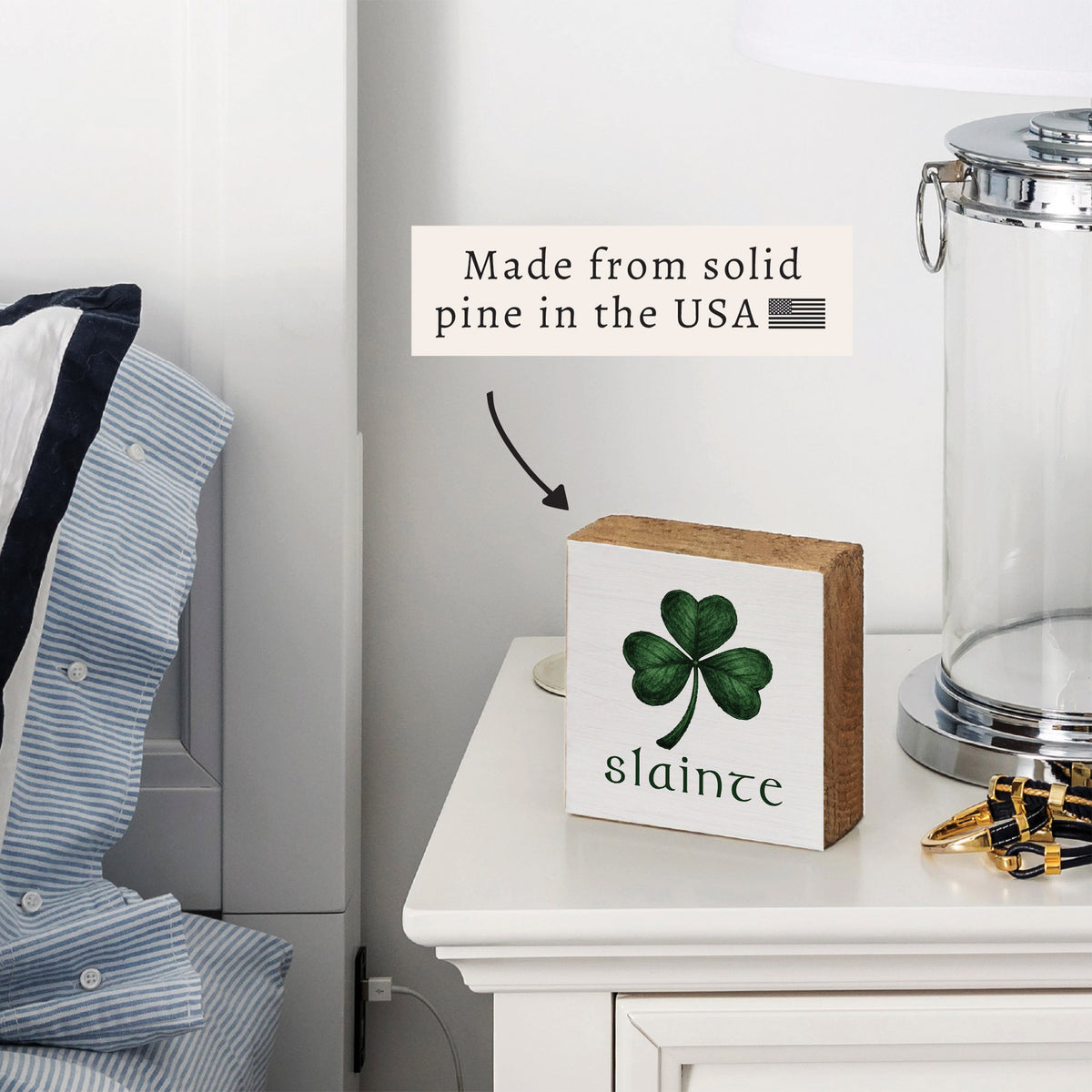Slainte Block Sign