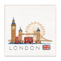 London Block Sign