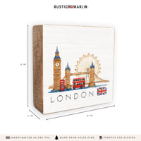 London Block Sign