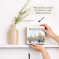 Boston Tall Ships Scene Block Sign