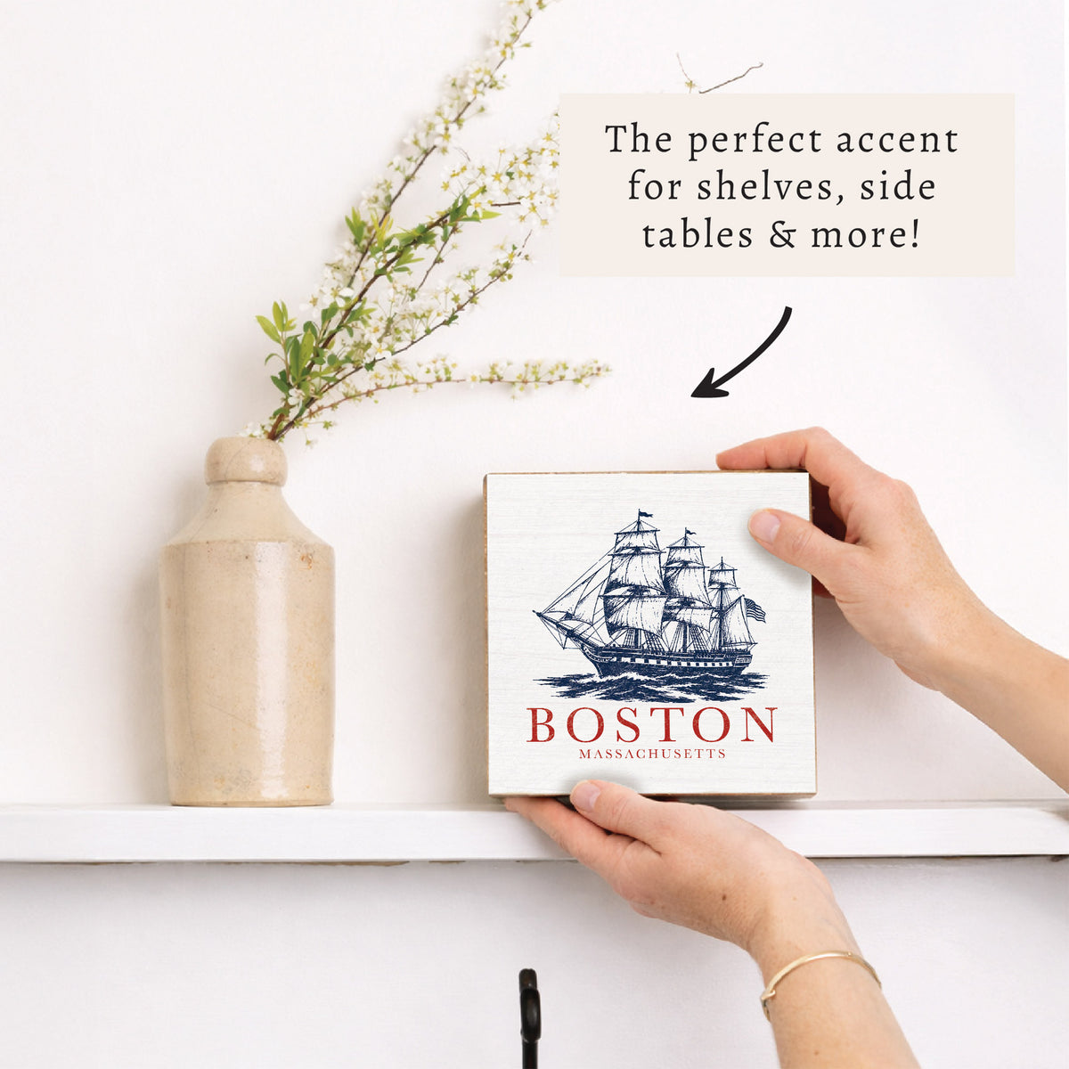 Boston Tall Ship Block Sign