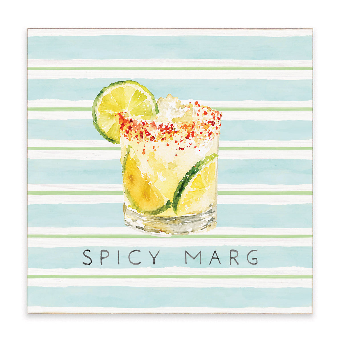 Spicy Marg Block Sign
