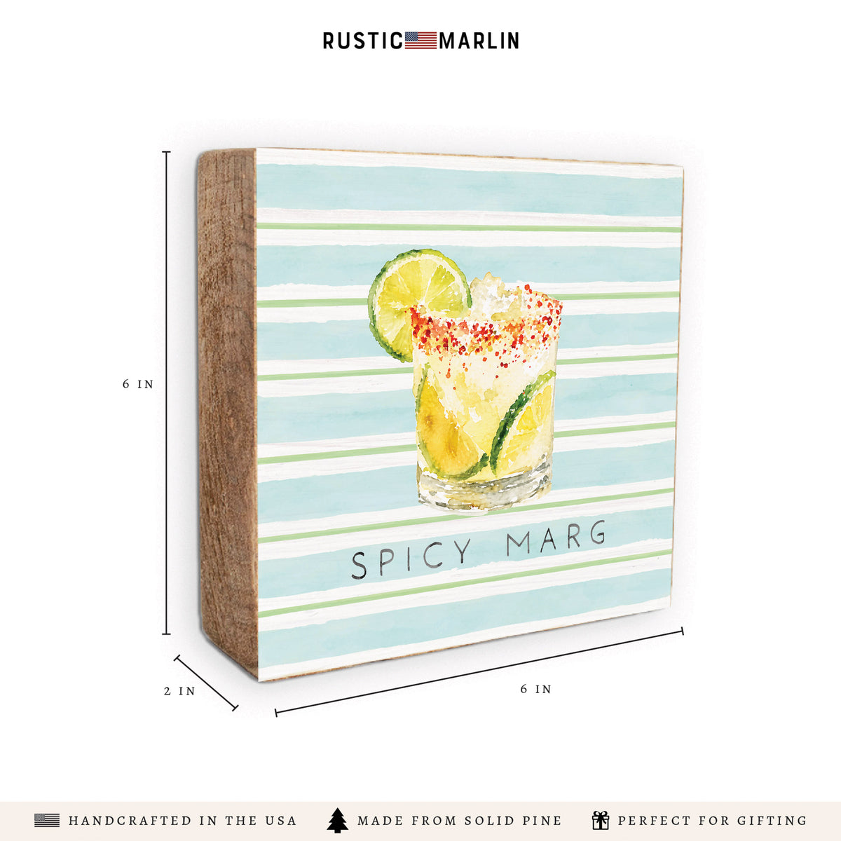 Spicy Marg Block Sign