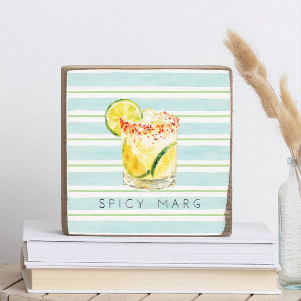 Spicy Marg Block Sign
