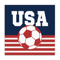 USA Soccer Ball Block Sign