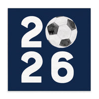 2026 Soccer Block Sign