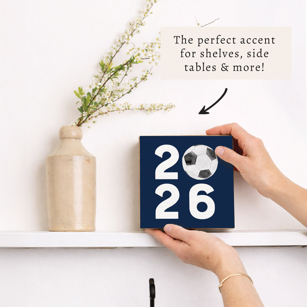 2026 Soccer Block Sign