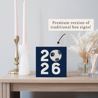 2026 Soccer Block Sign
