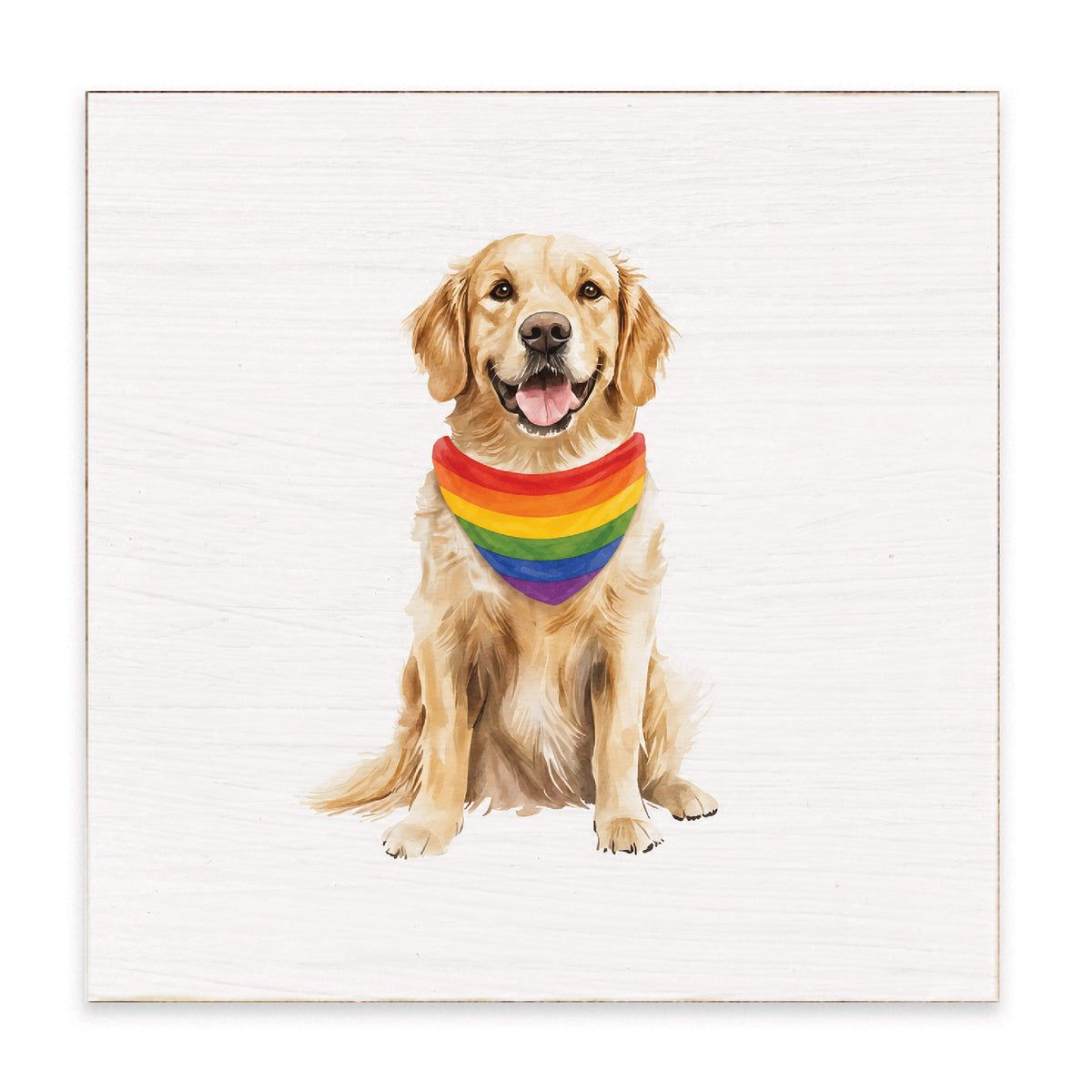 Pride Dog Block Sign