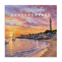 Provincetown Seascape Block Sign