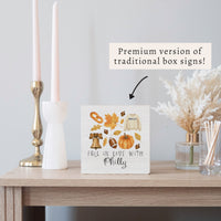 Fall In Love With Philly Block Sign