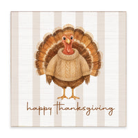 Watercolor Turkey Block Sign
