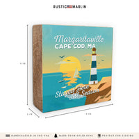 *Cape Cod Stayed Here All Season Block Sign