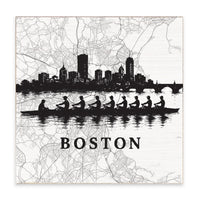 Boston Crew Skyline Block Sign