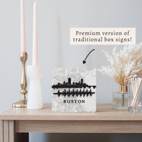 Boston Crew Skyline Block Sign