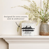Boston Crew Skyline Block Sign