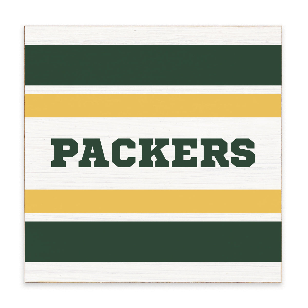 Packers Stripes Block Sign