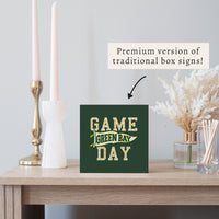 Game Day Green Bay Block Sign