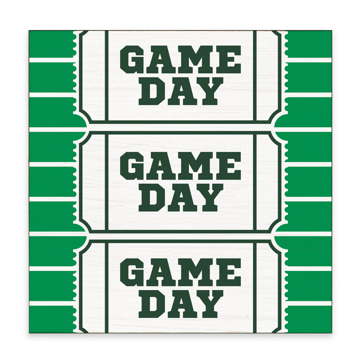 Game Day Ticket Block Sign