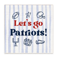 Let’S Go Patriots Icons Block Sign