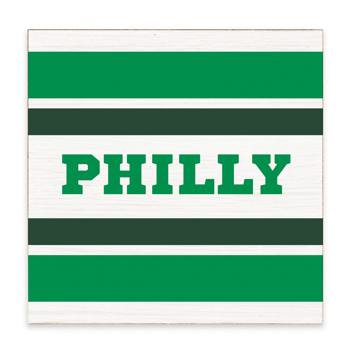 Philly Stripes Stripes Block Sign