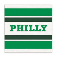 Philly Stripes Stripes Block Sign
