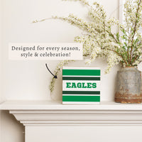 Eagles Stripes Block Sign