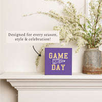 Game Day Minnesota Block Sign