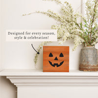 Jack-O-Lantern Block Sign