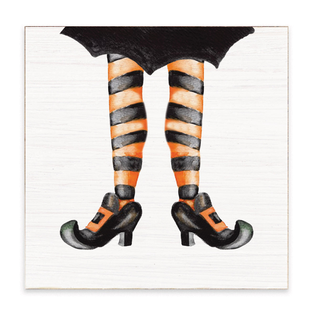 Witch's Stockings Block Sign