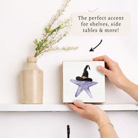 Witch Starfish Block Sign