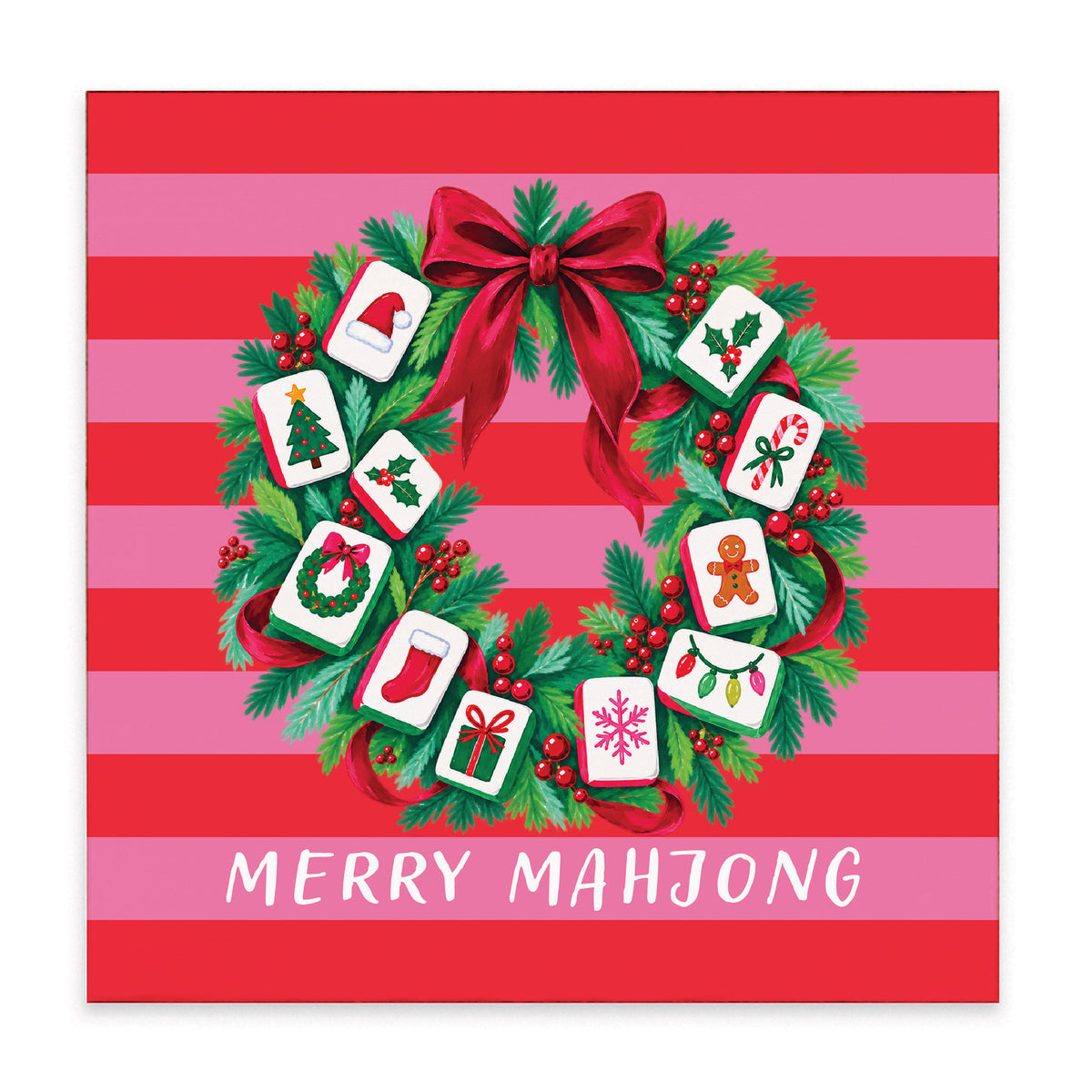 Merry Mahjong Block Sign