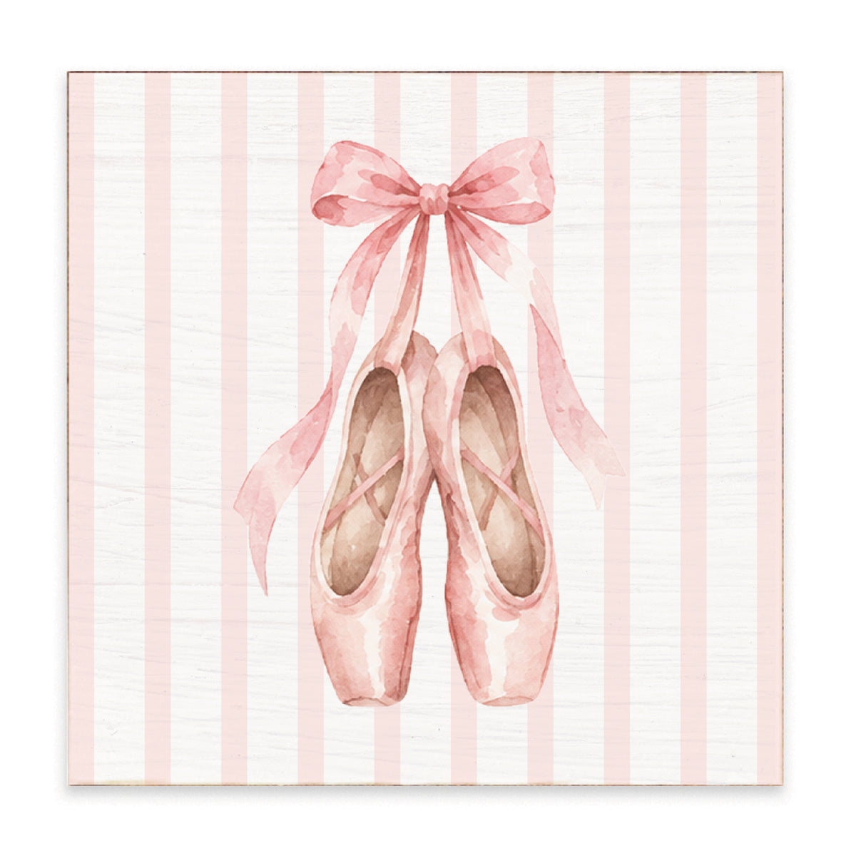 Ballet Slippers Block Sign