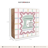 Dough Not Disturb Block Sign