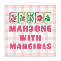 Mahjong With Mahgirls Block Sign