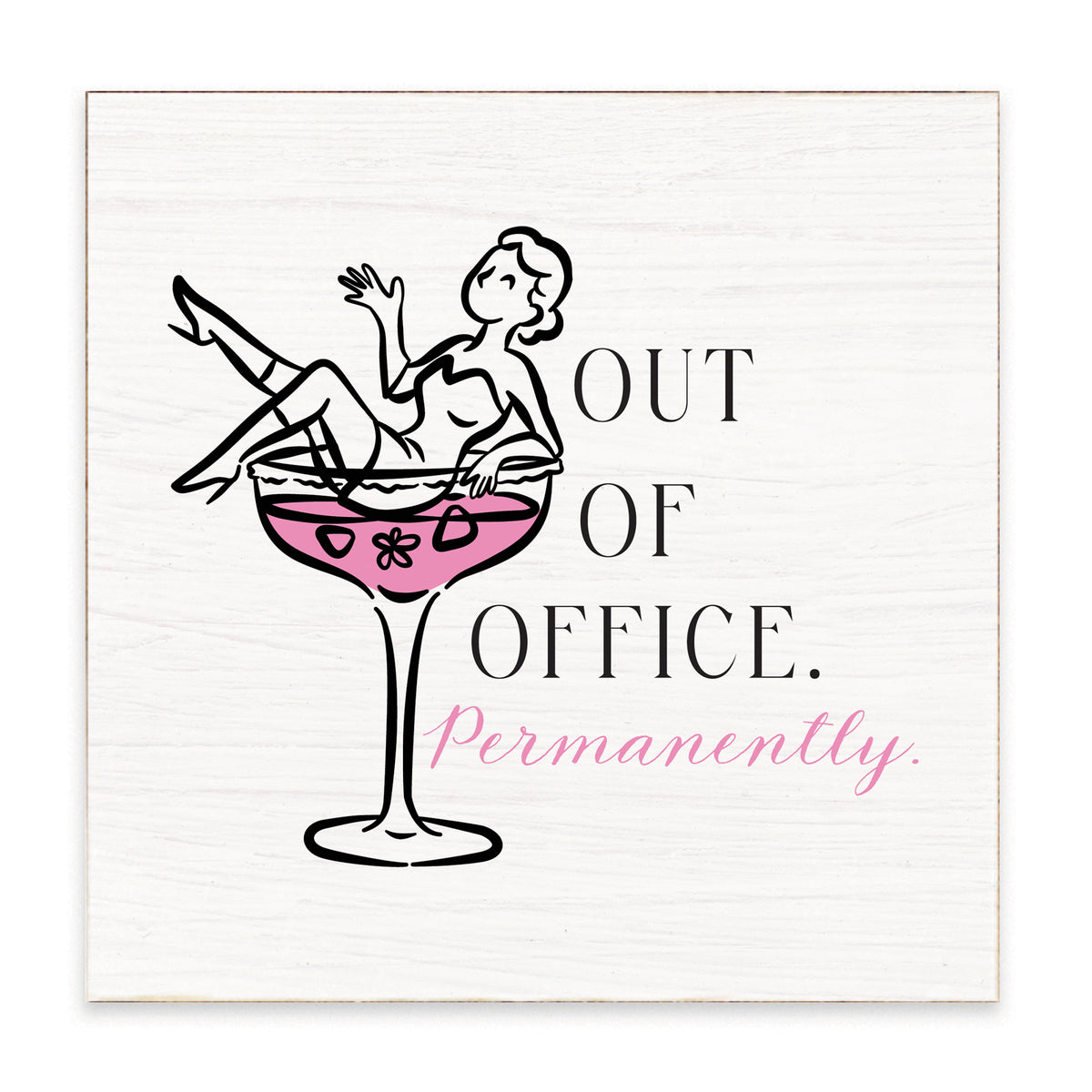 Out Of Office Permanently Block Sign