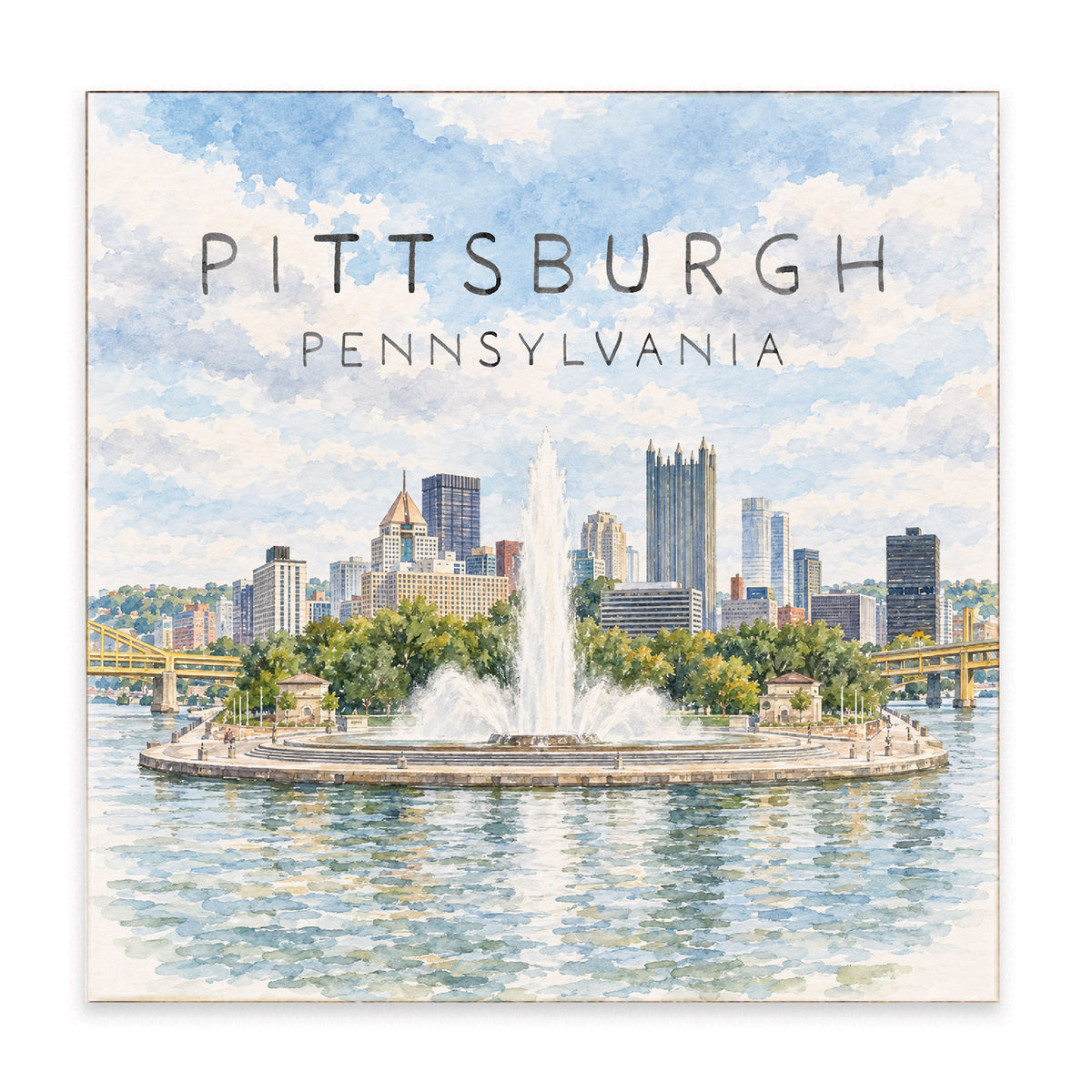Pittsburgh Riverfront  Sign