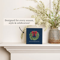 Christmas Wreath Philadelphia Block Sign