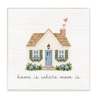 Home Is Where Mom Is Block Sign