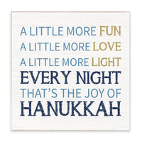 Hanukkah Block Sign